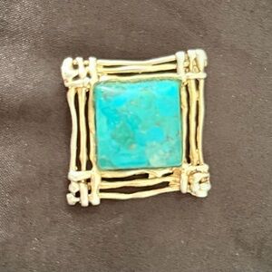 925 Turquoise they say chain